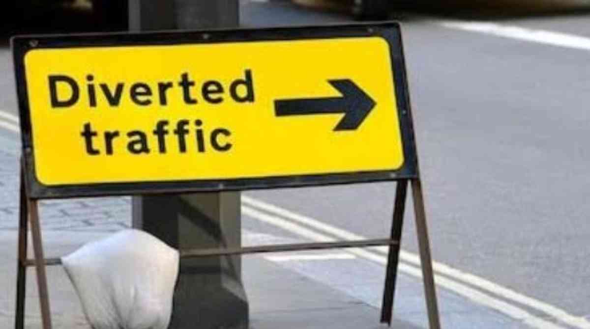 Traffic-diverted-
